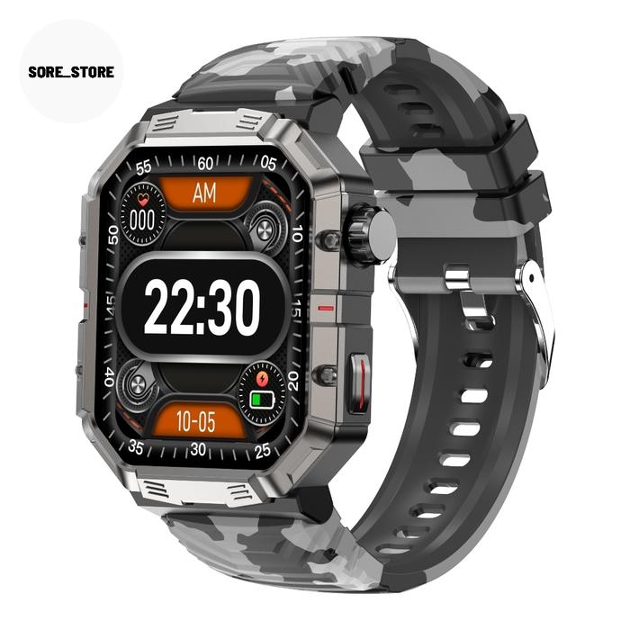 Gambar Smartwatch GW55 Multifunctional Military Smartwatch Shockproof Outdoor Sport Tracker with Compass NFC Customized Dial Health Monitor Jam Pintar for Pria Jam Tangan Smartwatch Original for HUAWEI XIAOMI IOS Android - comouan green dari BY Storeid_NEW undefined Tokopedia