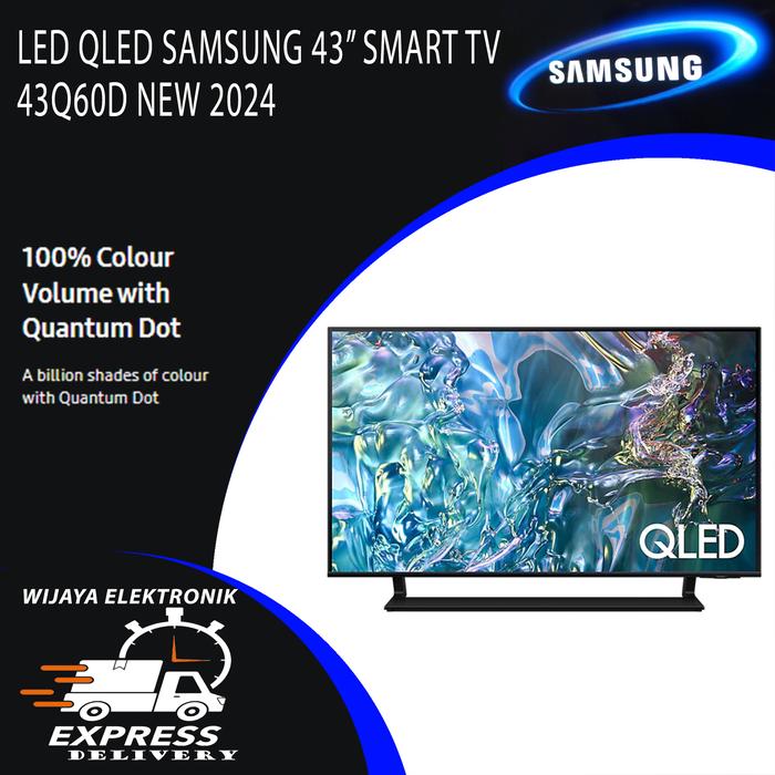 Gambar Samsung UHD QLED Q60D Series Smart TV 4K New 2024 Garansi RESMI - 43Q60D dari cv wijaya electronic undefined Tokopedia