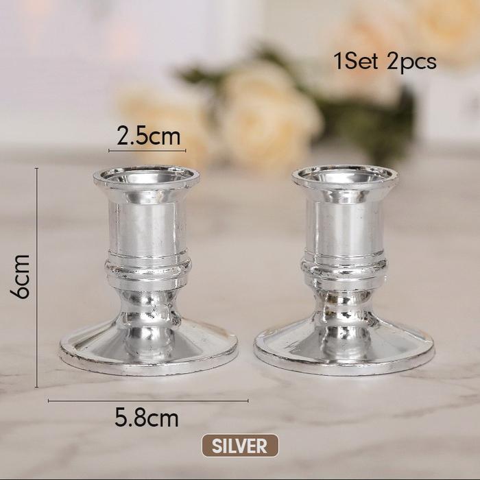 Gambar Lilin Elektrik Panjang Lilin Led Hiasan Kamar Lilin Batrei Panjang Longstick Candle Light Lamp Lilin Hias Kenzi - Fudo 2Pc Silver dari O Store Indonesia undefined Tokopedia