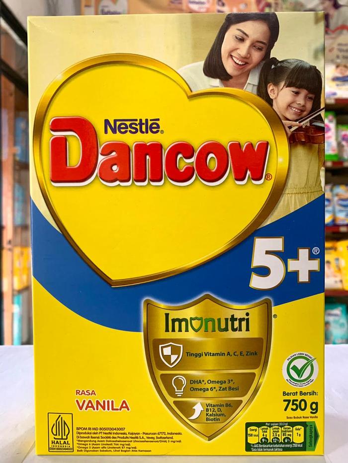 Gambar Susu Dancow 5+ .Vanila. 800 Gram. Usia 5-12 Tahun dari terminal susu undefined Tokopedia