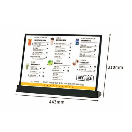 Gambar Stand Menu Led Lampu Menu Board Akrilik Display Led Menu Display - A3 Hitam dari The Elenio undefined Tokopedia