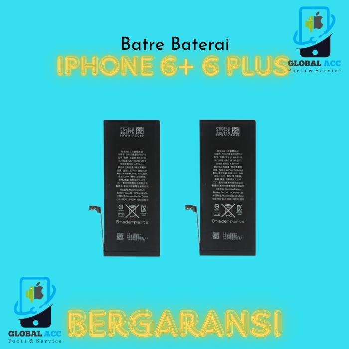 Gambar Batre / baterai / Battrey iPhone 6+ / 6 plus ORIGINAL OEM 100% dari Global Accessoris undefined Tokopedia