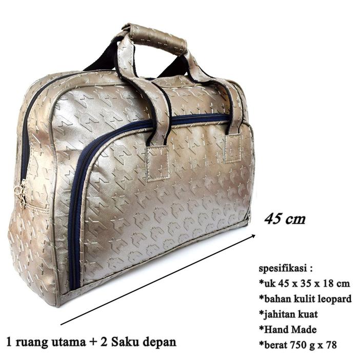 Gambar Tas Pakaian 2 Face Slim Big Size Leather - Bat Silver dari wishopefashion undefined Tokopedia