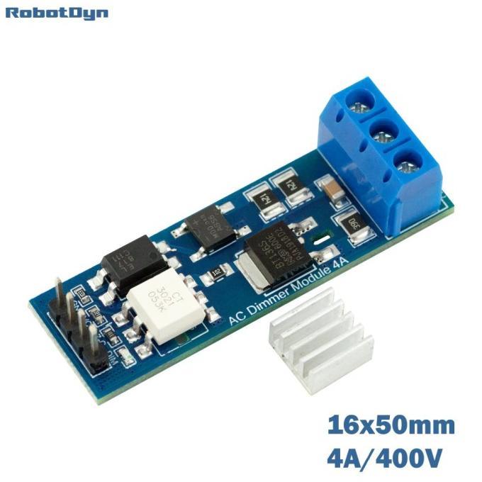 Gambar MODUL AC LIGHT DIMMER PWM 220V ZERO CROSSING 3.3V/5V FOR ARDUINO - 4A dari Fujistorem undefined Tokopedia