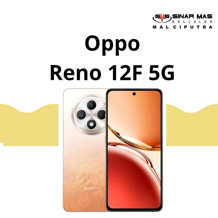 Gambar Oppo Reno 12F 5G 12/512GB New - Orange dari SINAR MAS SELLULER CIPUTRA undefined Tokopedia