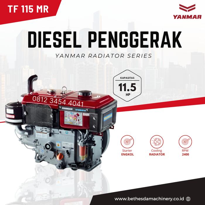 Gambar Mesin diesel penggerak 11.5 HP Radiator 15.5 Pk Yanmar 19 HP TS 23Pk - TF115R, 11.5HP dari Engineering Machine undefined Tokopedia