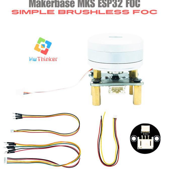Jual MAKERBASE ESP32 DUAL SIMPLEFOC SHIELD FOR BLDC BRUSHLESS SERVO FOC ...
