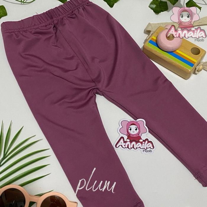 Gambar Celana panjang legging anak perempuan 2-10 tahun - Plum, M dari Annaila.hijab undefined Tokopedia