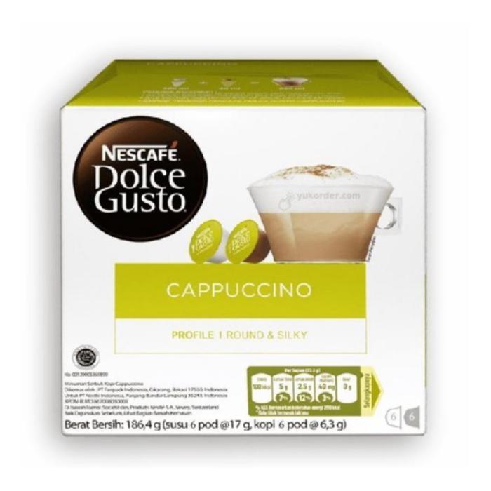 Gambar Nescafe Dolce Gusto NDG Capsule Coffee Kapsul Kopi Original - NDG Cappuccino dari AtikaJShop undefined Tokopedia
