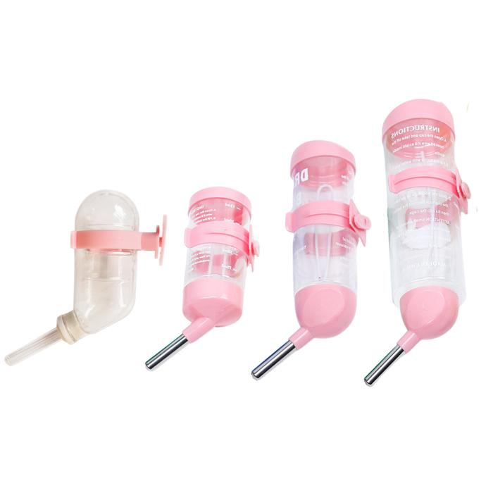 Gambar TEMPAT MINUM BOTOL HAMSTER / KELINCI / MARMUT 60ml 80ml 125ml 250m - Merah Muda, 60 ml dari Pawsitive Official undefined Tokopedia