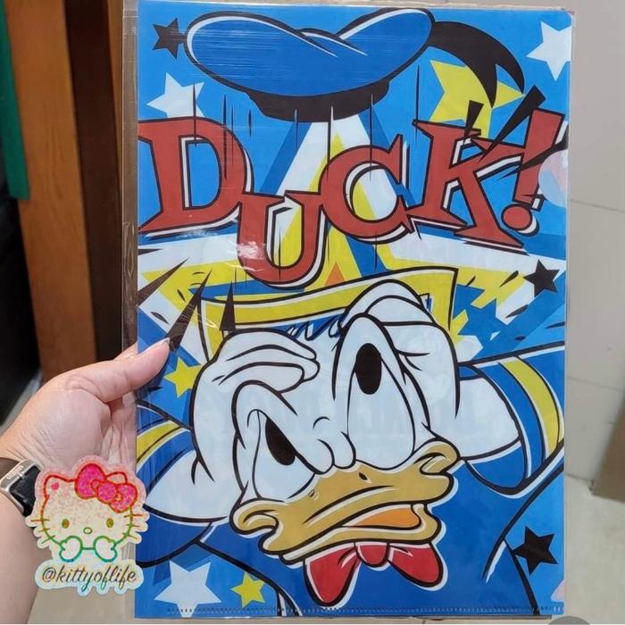 Gambar Map Folder A4 Disney Original Donald Duck Toy Story Alien Tsum Tsum Mickey Minnie Winnie the Pooh Stitch Chip and Dale Dalmatians - Donald  dari KittyofLife_NEW undefined Tokopedia