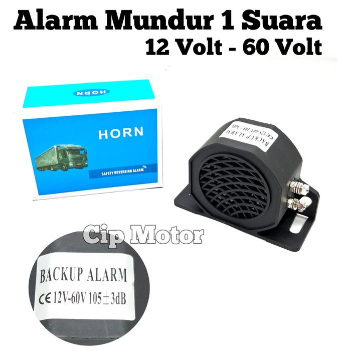 Gambar Klakson Alarm Mundur 2 Suara 12 Volt 24 Volt Mobil Truk Rem MoTor - 1 Suara dari Cip Motor undefined Tokopedia