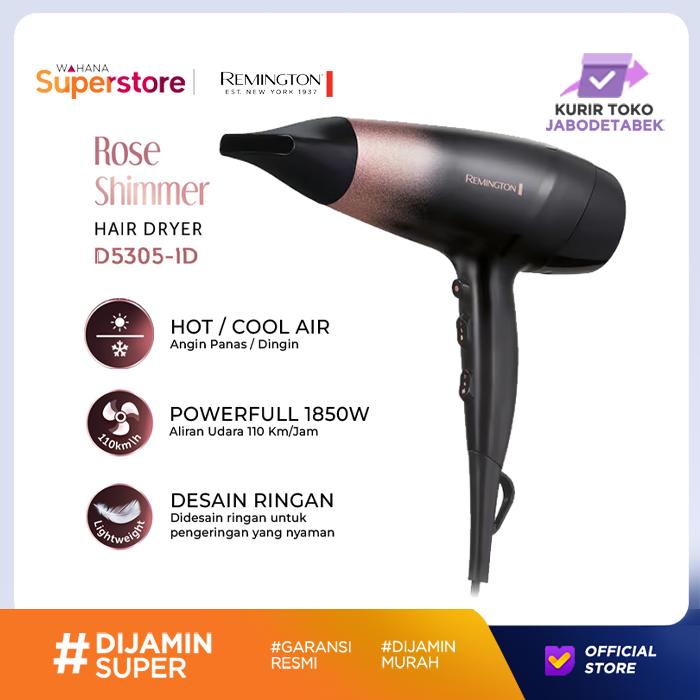 Remington Rose Shimmer Hair Dryer D5305-id D5305id