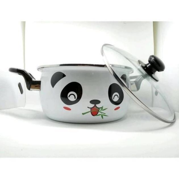 Gambar (1600gr) panci hello panda 24cm dari anandastoree112233 undefined Tokopedia