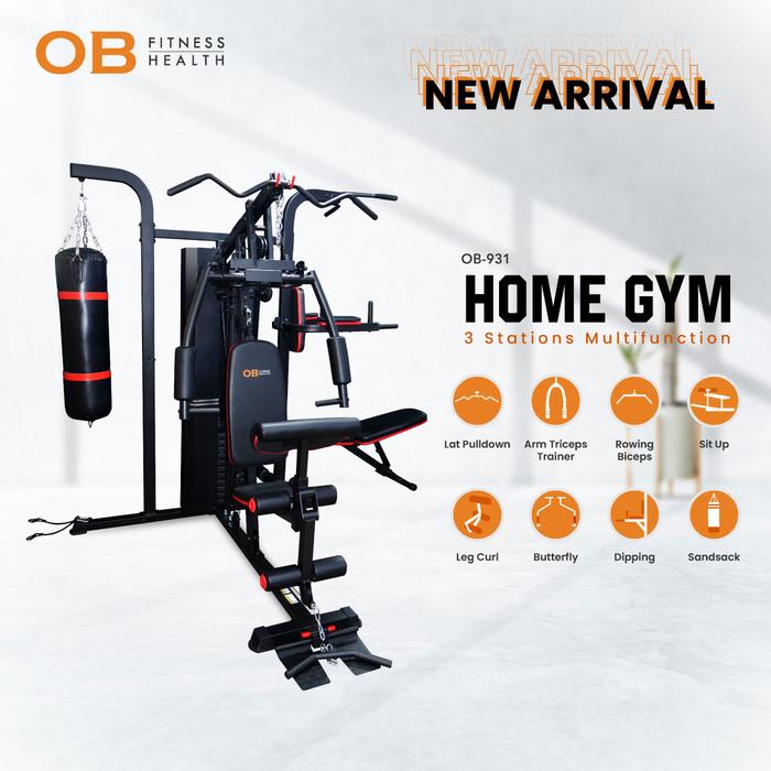 Gambar home gym 1 sisi OB Fit multifungsi dari OB Fitness & Health undefined Tokopedia