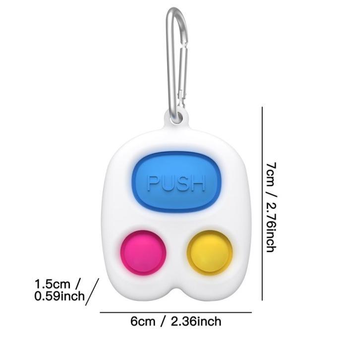 Gambar Simple Dimple / Simpl Dimpl Sensory Toys DIY Early Educational Toy - Simple Among Us dari Toko Meutia Jaya undefined Tokopedia