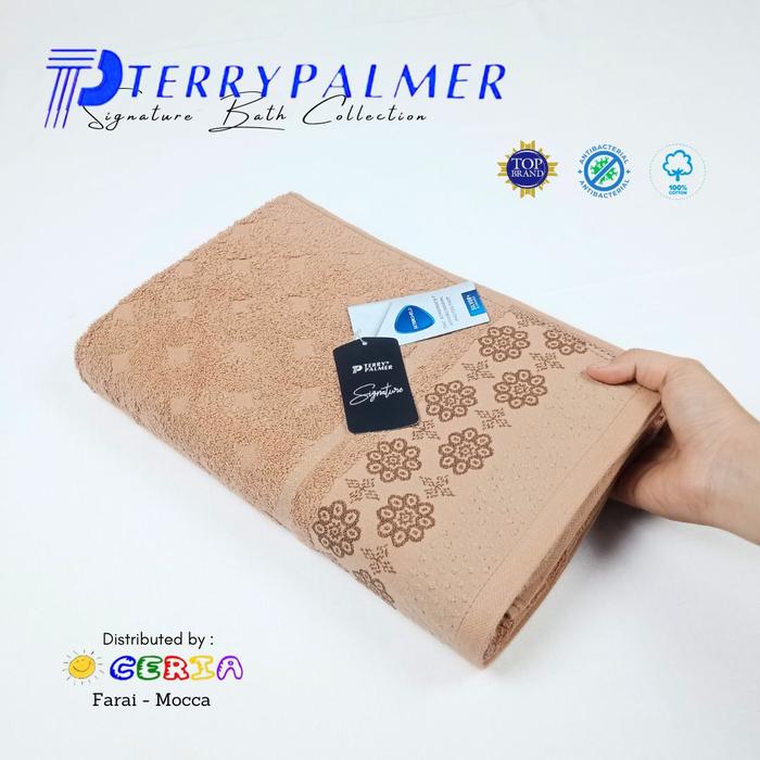 Gambar Handuk Mandi Hotel Tebal Terry Palmer Signature Qeena 70x140 Cream - FARAI MOCCA dari BERKAH JAYA TEXTILE undefined Tokopedia