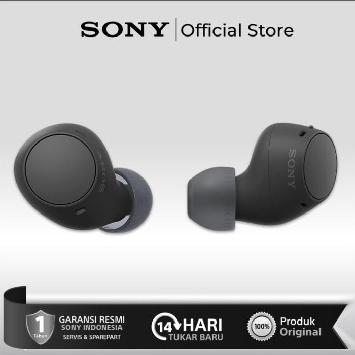 Gambar Sony WF-C510 Earphone True Wireless Bluetooth, WF C510 WFC510 TWS Earbuds - Black dari Click & Go Tokopedia undefined Tokopedia