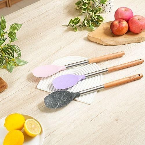 Gambar IDEALIFE - Kitchen Utensils - Spatula - Sutil - Sodet - Sendok Masak - Jepitan Makan - Thongs - Peralatan Masak - IL-172b - Round Spatula, Grey dari Sajun Electronic Serpong undefined Tokopedia