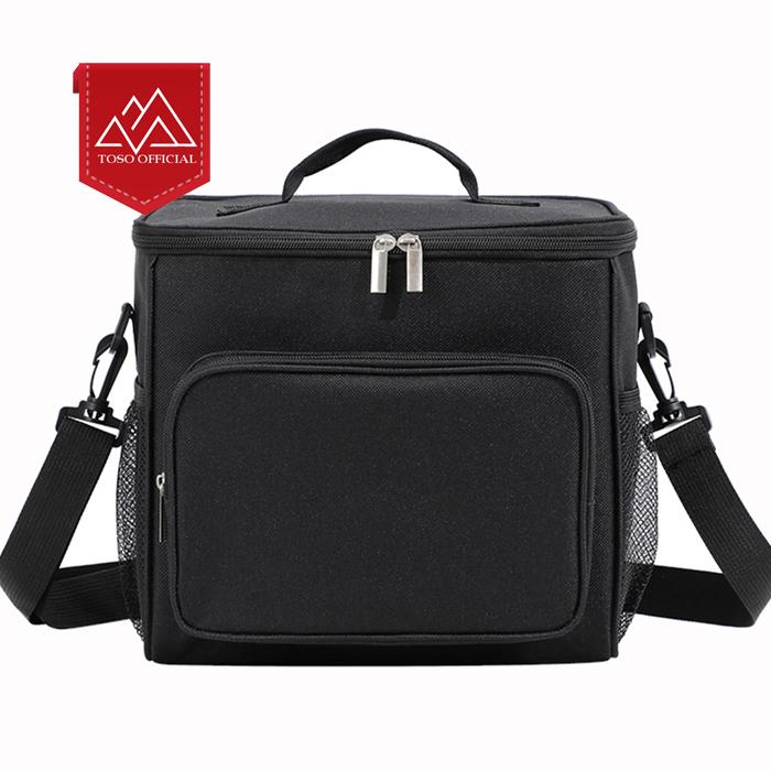 Gambar Tas Bekal Lunch Box Tahan Panas Dingin Thermal Insulated Cooler Bag Asi Tas Pendingin Penghangat Makanan Hot Cold - Hitam dari Toso Mart undefined Tokopedia