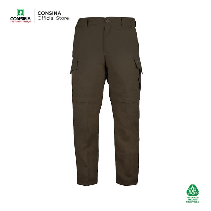 Gambar Consina Bucharest Celana Panjang Sambung Outdoor Gunung - Cokelat, L dari Consina Official Store undefined Tokopedia