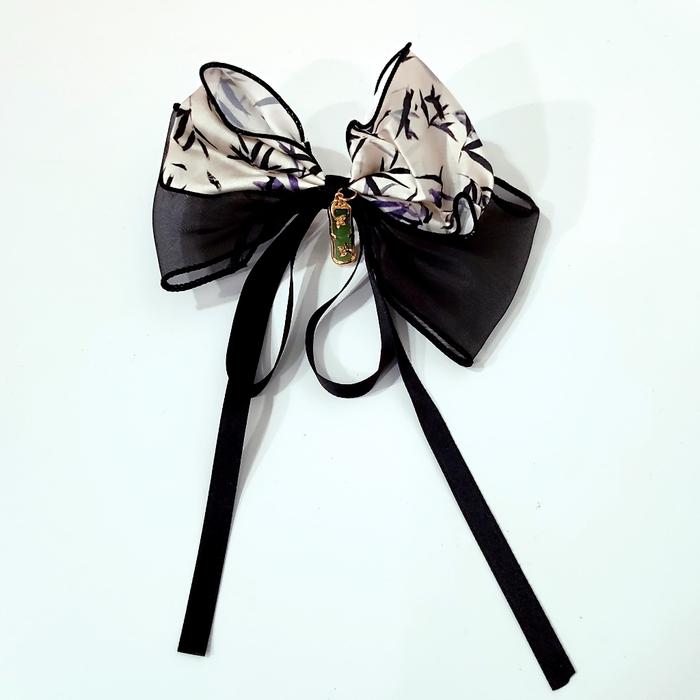 Gambar Town Shell - premium BW Ribbon Korean Hair Claw / Jepit Rambut Korea Pita Elegant - JEPIT HITAM  dari MadisonShop undefined Tokopedia