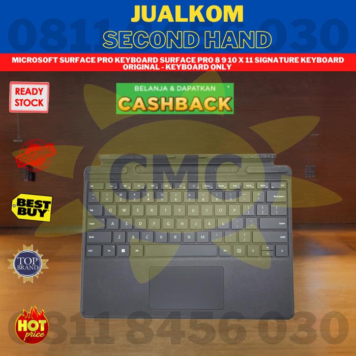 Gambar Microsoft Surface Pro Keyboard Surface Pro 8 9 10 X 11 Signature Keyboard Original - KEYBOARD ONLY dari Leven CMC undefined Tokopedia