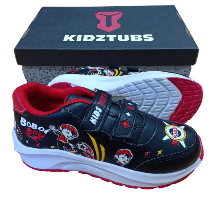 Gambar Sepatu Sekolah Anak Laki Karakter Boboiboy Usia PAUD TK SD-TUBS1423 - Merah, 28 dari KIDZTUBS undefined Tokopedia