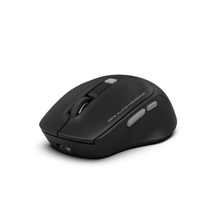 Gambar Mouse Office Digital Alliance Rubix M102 Wireless Silent Click - Black dari Agres Plus undefined Tokopedia