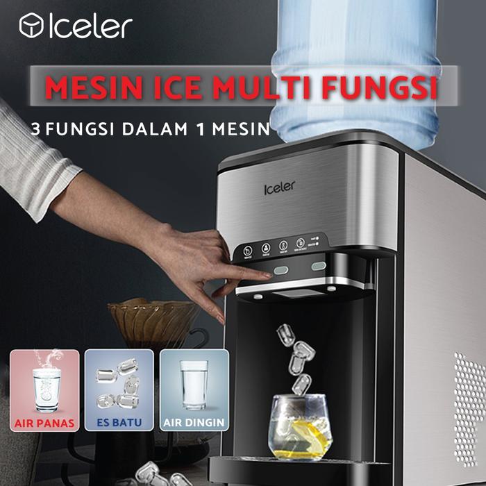 Gambar Iceler Mesin Es 3 in 1 Bisa Air Panas Air Es dan Es Batu Galon Bawah dari Iceler Official undefined Tokopedia