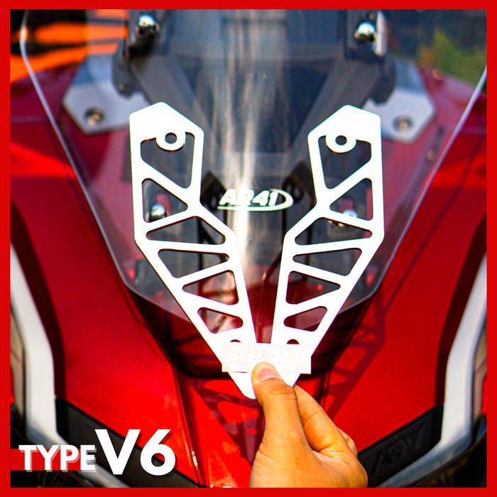 Gambar Garnish windshield visor ADV 150 160 AR41 - V6 dari ar41performance undefined Tokopedia