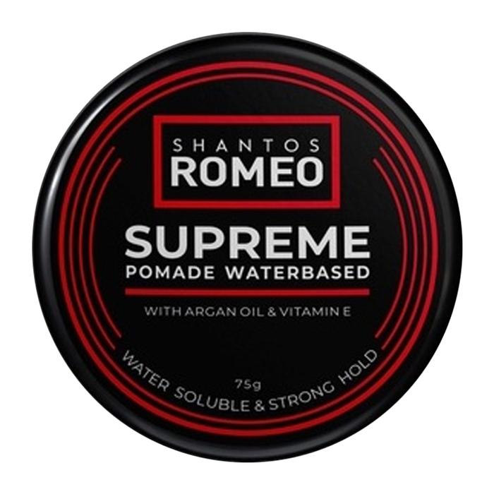 Gambar Shantos Romeo SUPREME Pomade 75gr - WATER BASED dari Toko Daun Ijo undefined Tokopedia