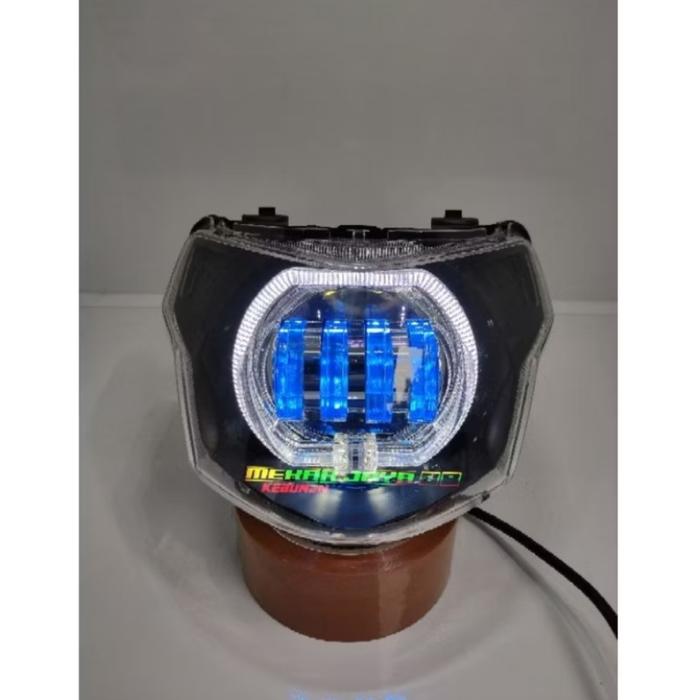 Gambar Projie Biled Daymaker Lampu Depan Vega ZR 4 Lensa Terang - Putih Biru dari JAGAD RAYA MOTOR undefined Tokopedia