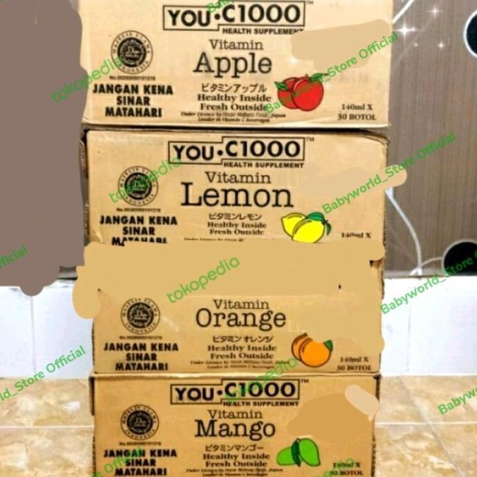 Gambar You C1000 Vitamin C drink ORANGE / LEMON/ APPLE/ MANGO ( 1 dus 30 pcs) - ORANGE dari SANDALHIDEUNG ANYARRRRR undefined 5 Tokopedia