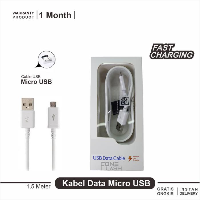 Gambar Kabel Data MICRO USB Samsung J7 J7 Pro J7 Prime J7 plus ORIGINAL CABLE dari foneflash undefined Tokopedia