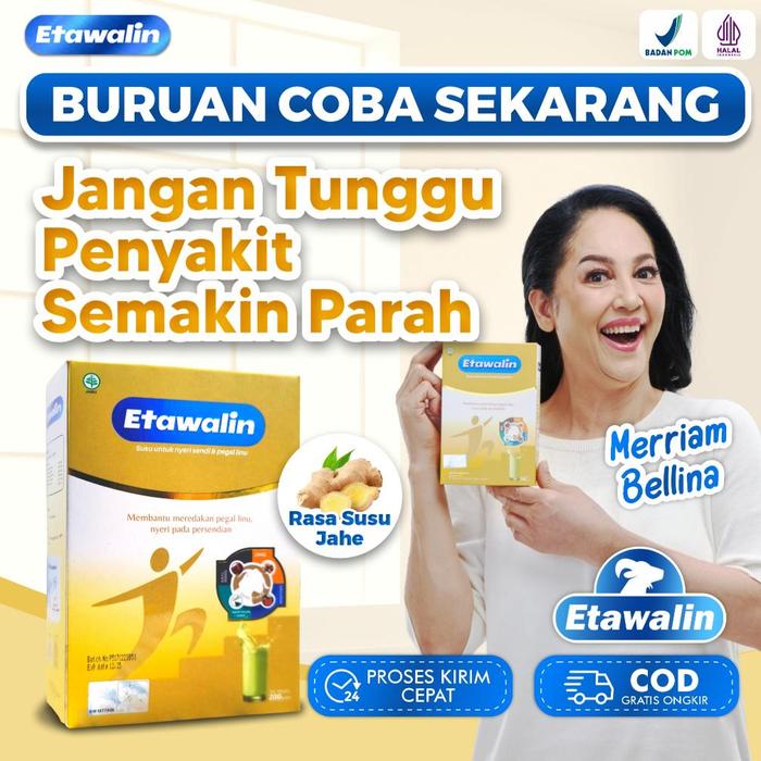 Gambar ETAWALIN – 100% ORI SUSU KAMBING ETAWA TINGKATKAN KEPADATAN & KESEHATAN TULANG SENDI ETAWALIN STORE dari Akungsendal undefined Tokopedia