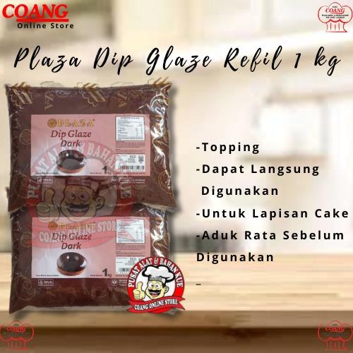 Gambar PLAZA DIP GLAZE COKLAT REFIL 1 KG dari Toko Coang Online undefined Tokopedia
