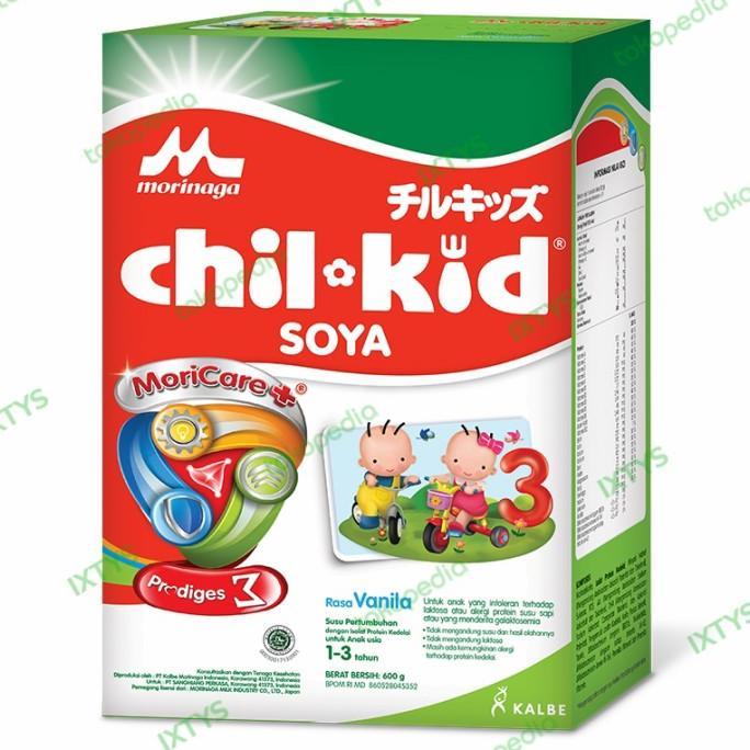 Gambar CHIL KID SOYA VANILLA 600 GRAM MORINAGA 3 SUSU ANAK 1-3 TAHUN TERLARIS - 600 gram dari Toko Susu Bayi Asli undefined 3 Tokopedia