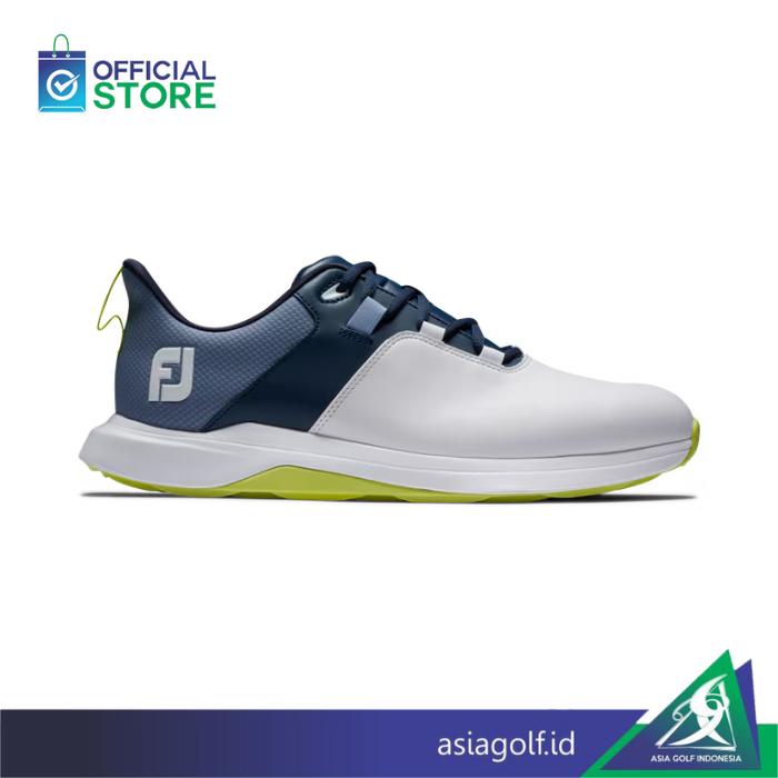 Gambar Shoes Golf Footjoy - Pro Lite Wide | Golf | Sepatu Golf - White/Navy, 9.5/44 dari Asia Golf Indonesia undefined Tokopedia