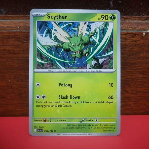 Gambar KARTU POKEMON TCG PARADOKS ANDALAN Sv5s - SCYTHER dari olting_NEW undefined Tokopedia