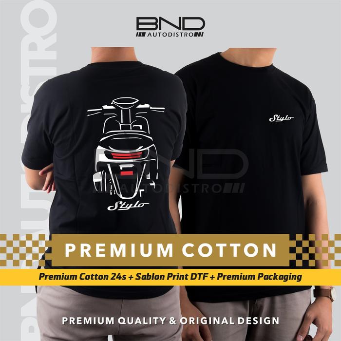 Gambar Kaos Motor Honda Stylo 160 REAR - T-Shirt Stylo Kaos Stylo - Premium Cotton, XS dari BNDautodistro undefined Tokopedia