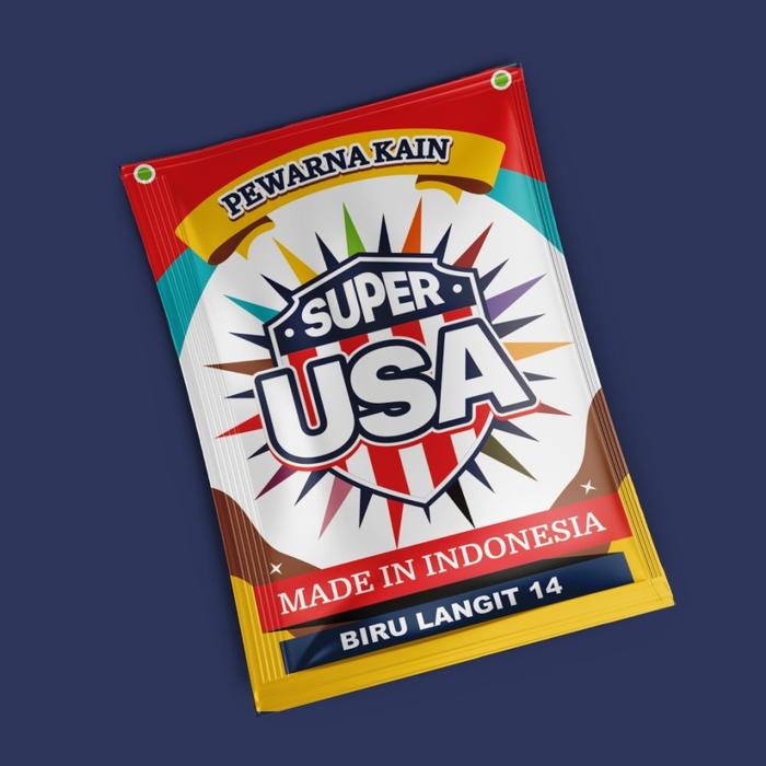 Gambar Wantex Super Pewarna Jeans Pakaian USA Tie Dye Baju Sumbo Sumba Kain - Biru Langit dari tokotritunggal undefined Tokopedia