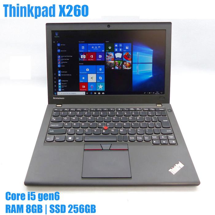 Gambar Laptop Lenovo ThinkPad X260 Core i5 gen 6 SSD 256GB Ram 8GB NBLEN12 dari Comzone Online R16 undefined Tokopedia