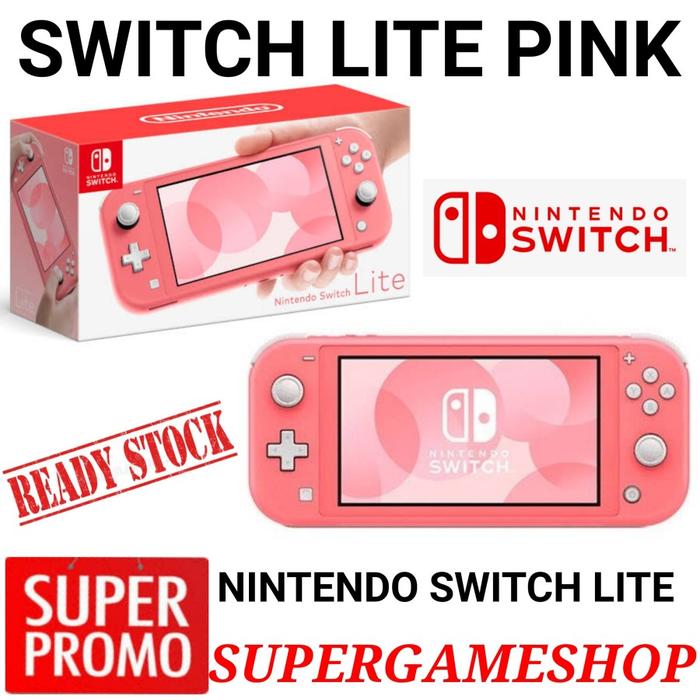 Gambar Nintendo Switch Lite Blue Switch Lite Console New Blue Purple - PINK dari Super-Gameshop.id undefined Tokopedia
