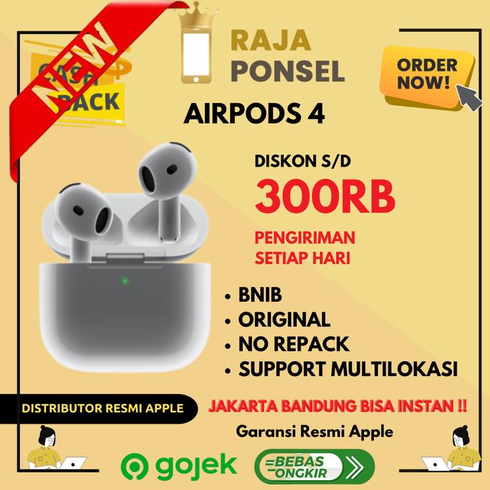 RESMI Apple AirPods Active Noise Cancellation 4th Gen Air Pods AIRPODS