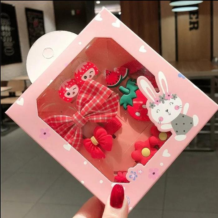 Gambar hadiah anak cewe gift set anak perempuan aksesoris rambut anak set 2 - 1 dari she style shop undefined Tokopedia