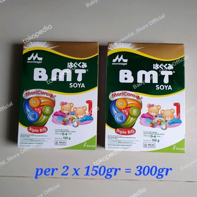 Gambar BMT SOYA MORINAGA SUSU BAYI 0-6 BULAN 300GR PROMO TERBATAS dari Toko Susu Bayi Asli undefined Tokopedia