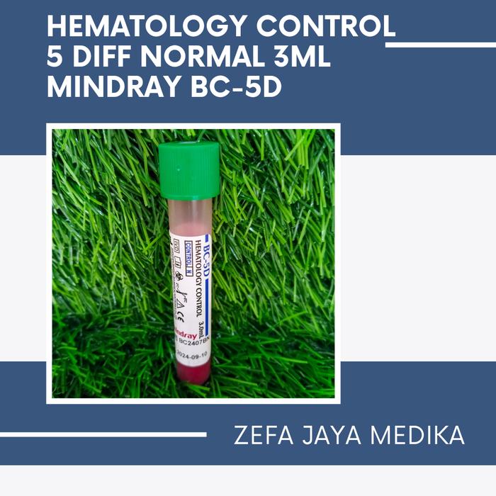 Gambar Hematology Control Mindray 5 Diff BC-5D Normal 3 ml dari Zefa Jaya Medika undefined Tokopedia