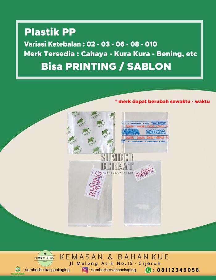 Gambar Plastik PP Tebal 06 Ukuran 35 cm (kemasan 500 gram) - 35 x 75 cm, 1 pak (500 gr) dari Sumber Berkat Packaging undefined Tokopedia