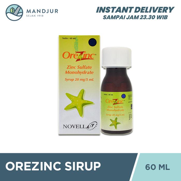 Gambar Orezinc Sirup 60 ml - Pelengkap Pengobatan Diare Anak dari Apotekmandjurofficial undefined Tokopedia